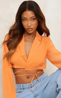 PrettyLittleThing Wrap Tops*Wrap Around Shirt