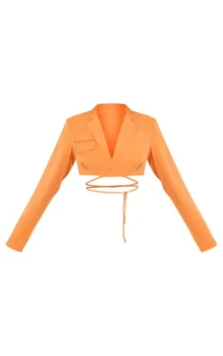 PrettyLittleThing Wrap Tops*Wrap Around Shirt