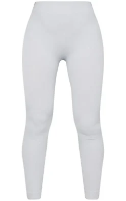 PrettyLittleThing Snatched*Structured Snatched Rib Cuffed Detail Leggings