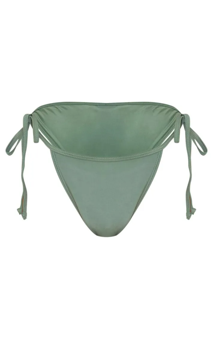 Pale Khaki Mix & Match Triangle Bikini Top