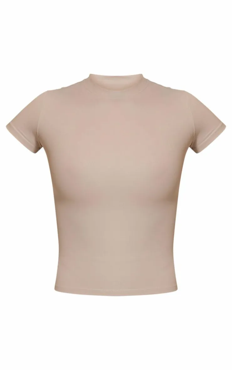 PrettyLittleThing Snatched*Snatched Sculpt Short Sleeve T Shirt