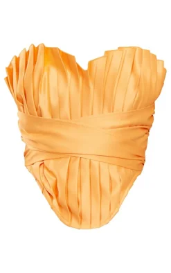 PrettyLittleThing Corsets*Pleated Drape Front Corset