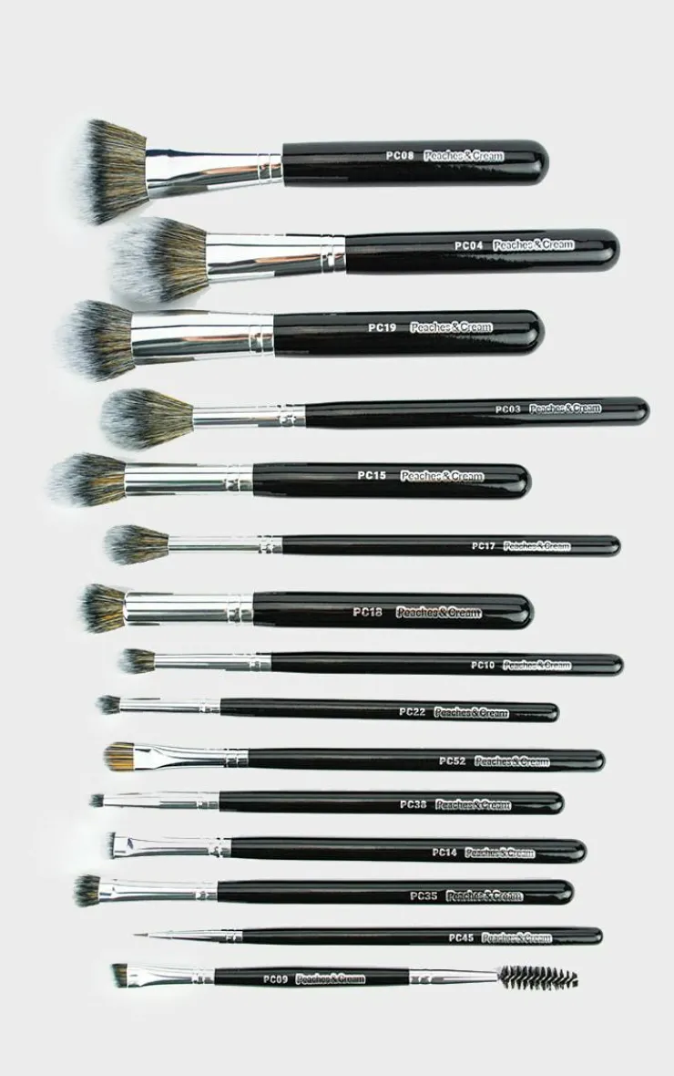 PrettyLittleThing Makeup Brushes & Tools*Peaches & Cream 15 Piece Makeup Brush Set