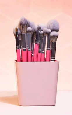 PrettyLittleThing Makeup Brushes & Tools*Peaches & Cream 15 Piece Make up Brush Set