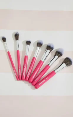PrettyLittleThing Makeup Brushes & Tools*Peaches & Cream Essential 7 Piece Face Brush Set (Worth £45)