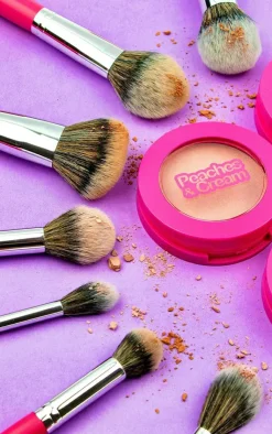PrettyLittleThing Makeup Brushes & Tools*Peaches & Cream Essential 7 Piece Face Brush Set (Worth £45)