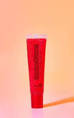 PrettyLittleThing Lip Gloss*Peaches & Cream Glitter Gloss