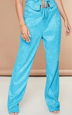 Sale PrettyLittleThing Petite Tailored Pants Aqua Blue