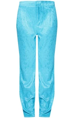 Sale PrettyLittleThing Petite Tailored Pants Aqua Blue