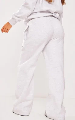 Best PrettyLittleThing Petite Graphic Detail Oversized Sweatpants Ash Grey