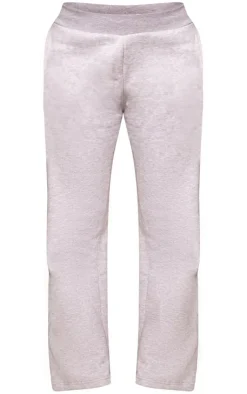 Hot PrettyLittleThing Petite Wide Leg Sweatpants Ash Grey
