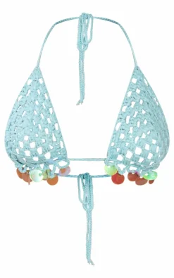PrettyLittleThing Bralets*Petite Knitted Sequin Bralet
