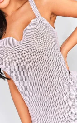Petite Chainmail Mini Dress-PrettyLittleThing Outlet