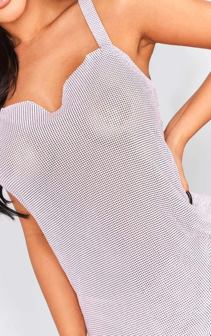 Petite Chainmail Mini Dress-PrettyLittleThing Outlet