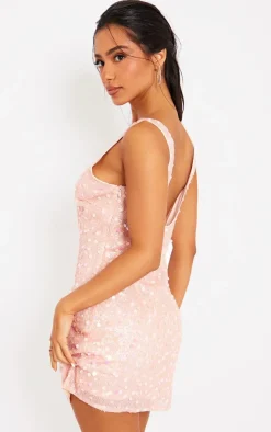 Petite Sequin Mini Dress-PrettyLittleThing Clearance