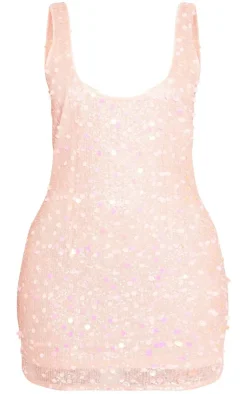 Petite Sequin Mini Dress-PrettyLittleThing Clearance