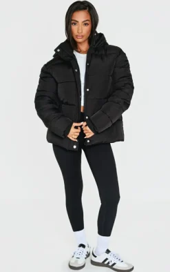 PrettyLittleThing Puffer Jackets*Petite Hooded Puffer Jacket