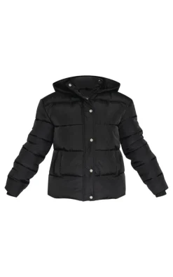 PrettyLittleThing Puffer Jackets*Petite Hooded Puffer Jacket