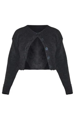 PrettyLittleThing Cardigans*Petite Knitted Button Up Cardigan