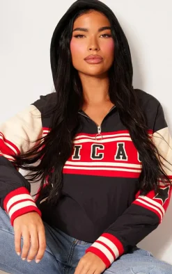 PrettyLittleThing Bomber Jackets*Petite Long Sleeve Hooded Bomber