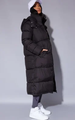 PrettyLittleThing Puffer Jackets*Petite Longline Puffer Coat