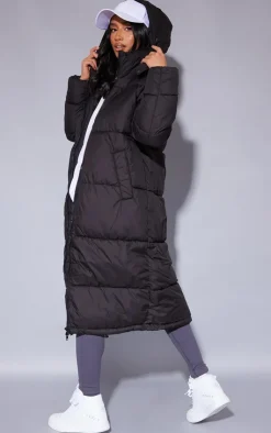 PrettyLittleThing Puffer Jackets*Petite Longline Puffer Coat