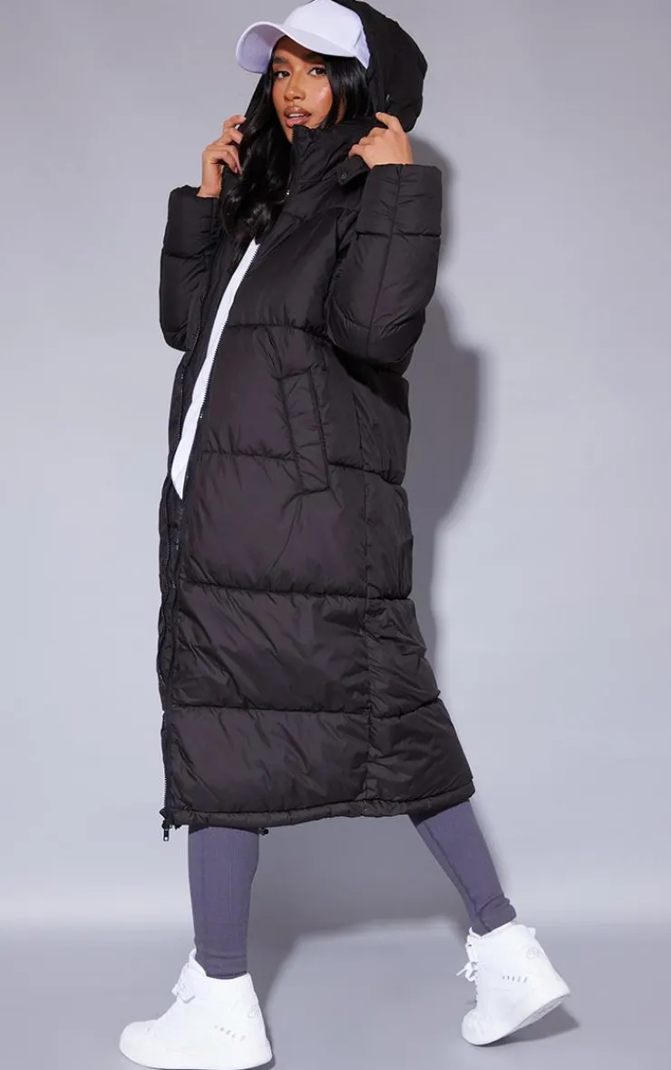 PrettyLittleThing Puffer Jackets*Petite Longline Puffer Coat