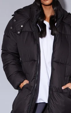 PrettyLittleThing Puffer Jackets*Petite Longline Puffer Coat