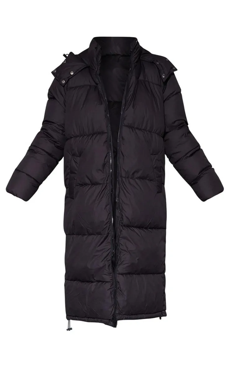 PrettyLittleThing Puffer Jackets*Petite Longline Puffer Coat