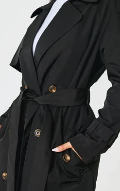 PrettyLittleThing Trench Coats*Petite Oversized Trench Coat