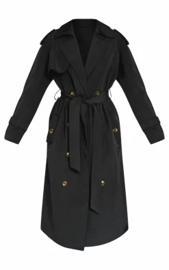 PrettyLittleThing Trench Coats*Petite Oversized Trench Coat