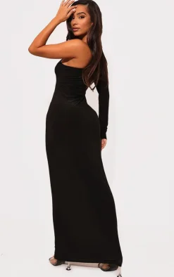 Petite Slinky Cut Out Maxi Dress-PrettyLittleThing Sale
