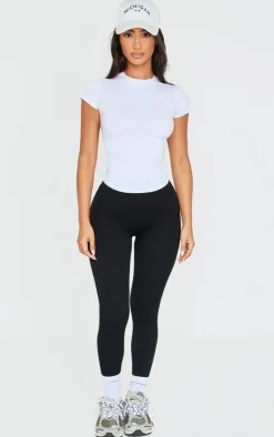 PrettyLittleThing Snatched*Petite Snatched Rib Seamless Leggings