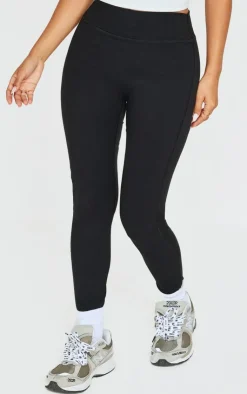 PrettyLittleThing Petite Snatched Sculpt Leggings Black