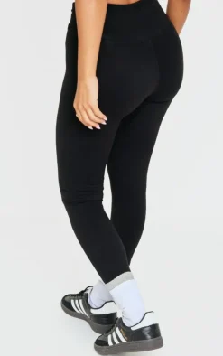 PrettyLittleThing Snatched*Petite Snatched Sculpt Wrap Over Leggings