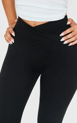 PrettyLittleThing Snatched*Petite Snatched Sculpt Wrap Over Leggings