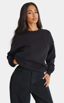 PrettyLittleThing Basic Tops*Petite Ultimate Basic Oversized Sweatshirt