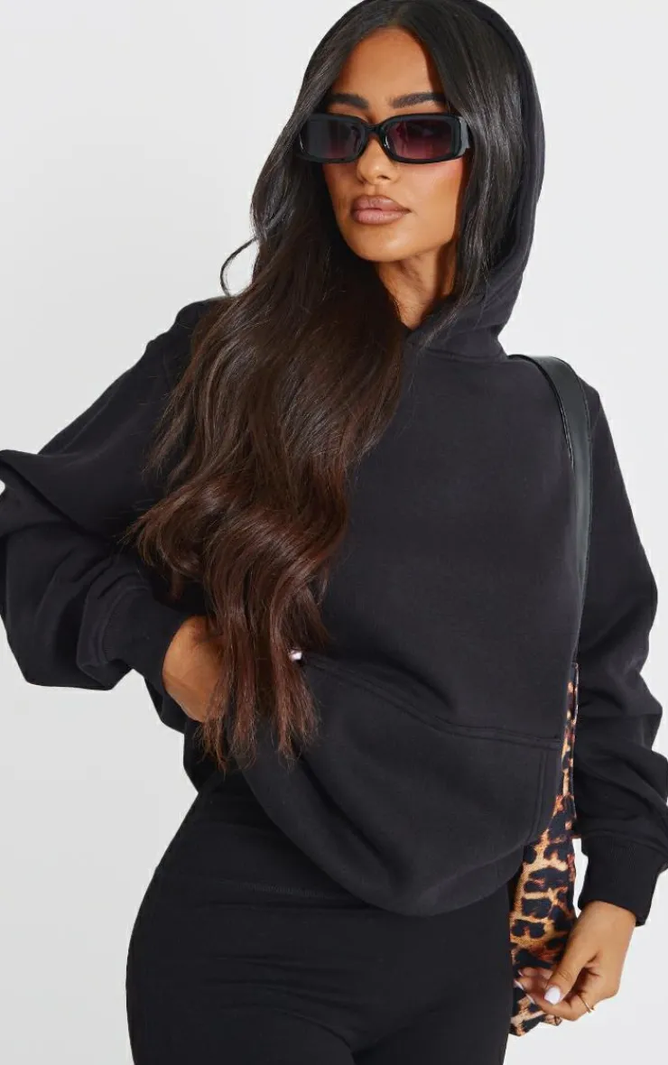PrettyLittleThing Basic Tops*Petite Ultimate Basic Oversized Hoodie