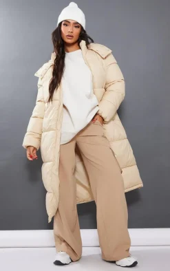 PrettyLittleThing Puffer Jackets*Petite Long Puffer Coat