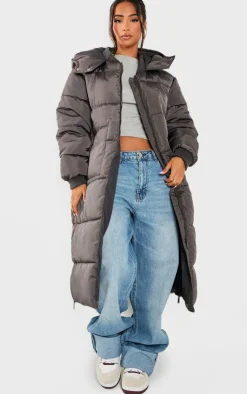 PrettyLittleThing Puffer Jackets*Petite Long Puffer Coat