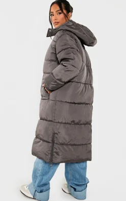 PrettyLittleThing Puffer Jackets*Petite Long Puffer Coat