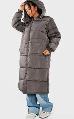 PrettyLittleThing Puffer Jackets*Petite Long Puffer Coat