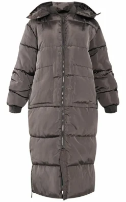 PrettyLittleThing Puffer Jackets*Petite Long Puffer Coat