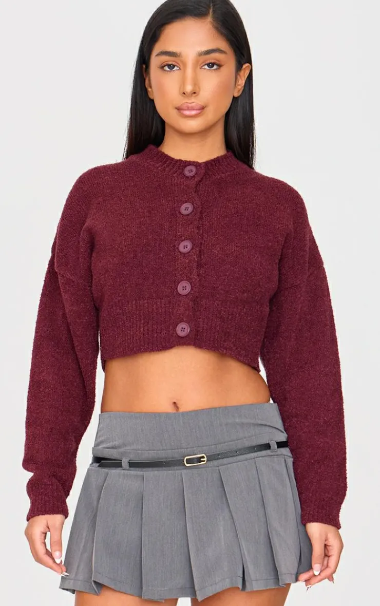 PrettyLittleThing Thanksgiving Outfits*Petite Pleated Belted Micro Mini Skirt