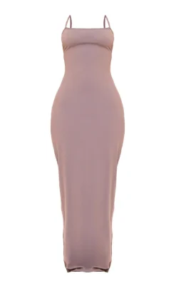 PrettyLittleThing Snatched*Petite Snatched Sculpt Strappy Maxi Dress