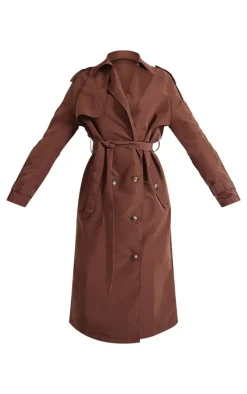 PrettyLittleThing Trench Coats*Petite Oversized Trench Coat
