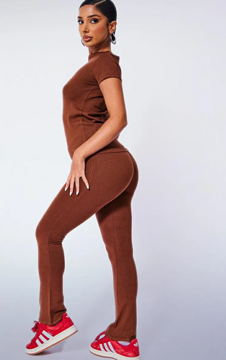 PrettyLittleThing Knitted Tops*Petite Knitted Crew Neck Top