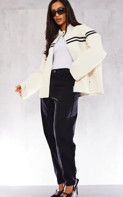 PrettyLittleThing Faux Leather Jackets*Petite Faux Leather Biker Jacket