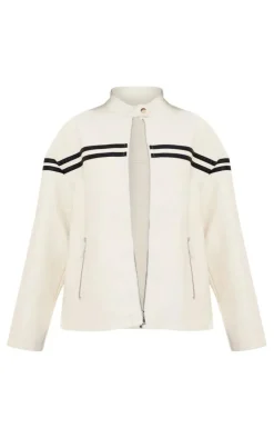 PrettyLittleThing Faux Leather Jackets*Petite Faux Leather Biker Jacket