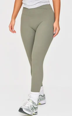 PrettyLittleThing Snatched*Petite Snatched Sculpt Wrap Over Leggings